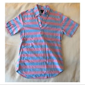 J. Crew Men’s Popover S/S Horizontal Striped Shirt
